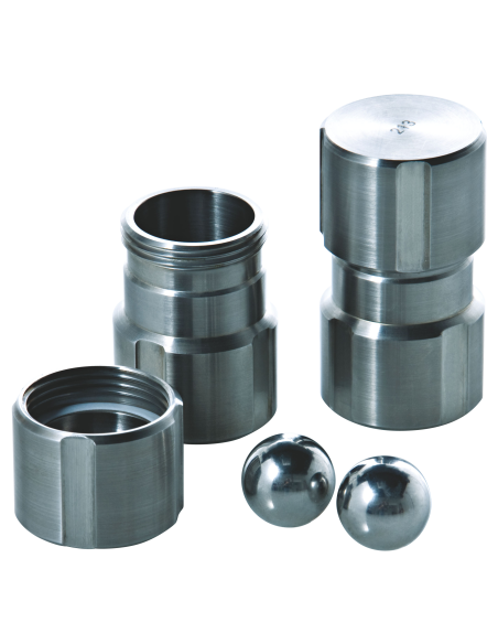 GRINDING JAR SET, S. STEEL (2 X 10 ML) X UNIDAD
