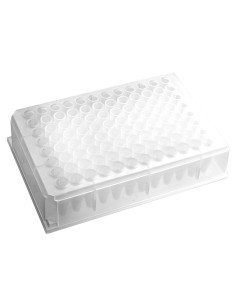 PLACA 96 POCILLOS, FONDO EN V, NO ESTÉRIL