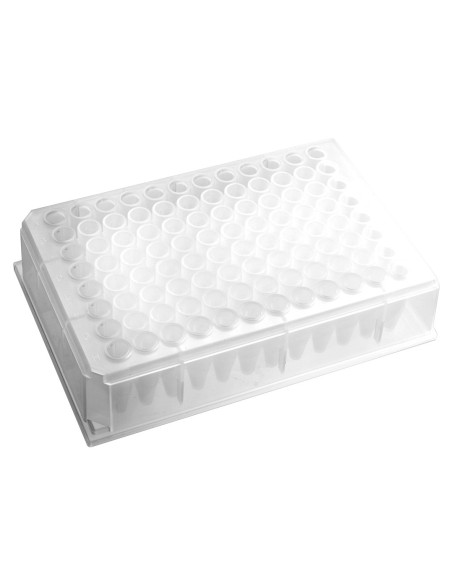 PLACA 96 POCILLOS, FONDO EN V, NO ESTÉRIL