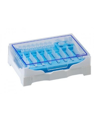 GRADILLA QPCR ISOFREEZE , AZUL A BLANCO  CAJA X 2 RACKS