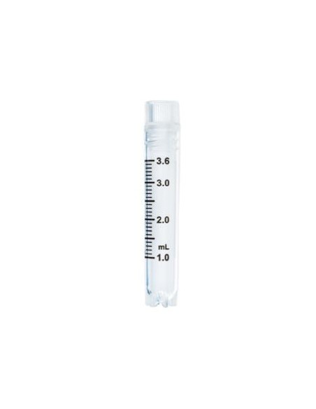 TUBO CRIOGÉNICO 3,6ML, ROSCA INTERNA BOLSA X 100 CRIOTUBOS