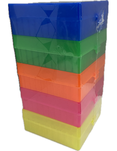 CAJA FREZEER 100 X 2ML EMPAQUE X 5 RACKS (COLORES)