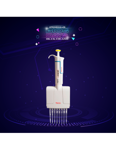 PIPETA MULTICANAL (8) FINNPIPETTE‚™ F1 - 10 A 100 μL X UNIDAD