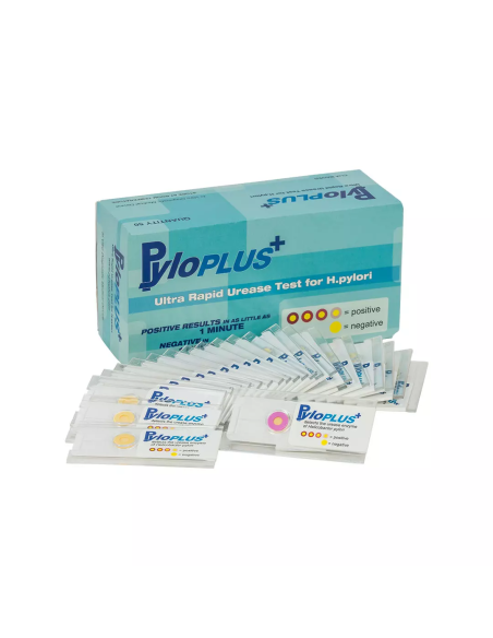 TEST RAPIDO DE UREASA PARA H. PYLORI, CAJA X 50 TESTS
