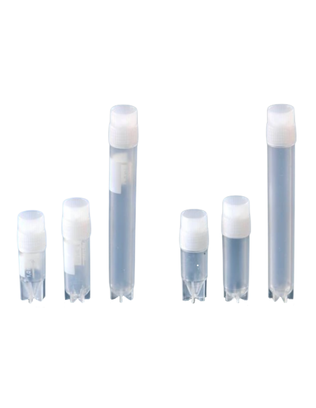 VIAL CRIOGÉNICO, 1,0 ML, TAPA ROSCA INTERNA BOLSA X 50 UNID