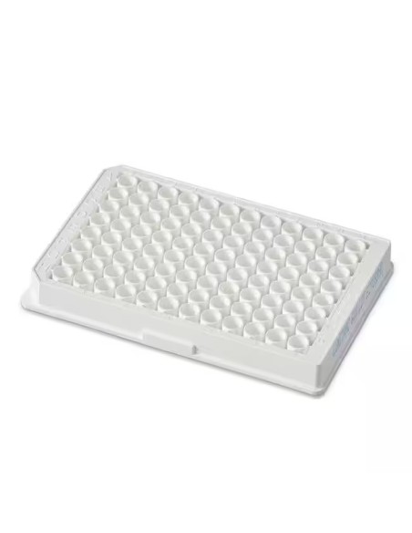 PLACAS DE POLIESTIRENO DE 96 POCILLOS, OPACAS BLANCAS, NO ESTERIL, PACK DE 25 UNID